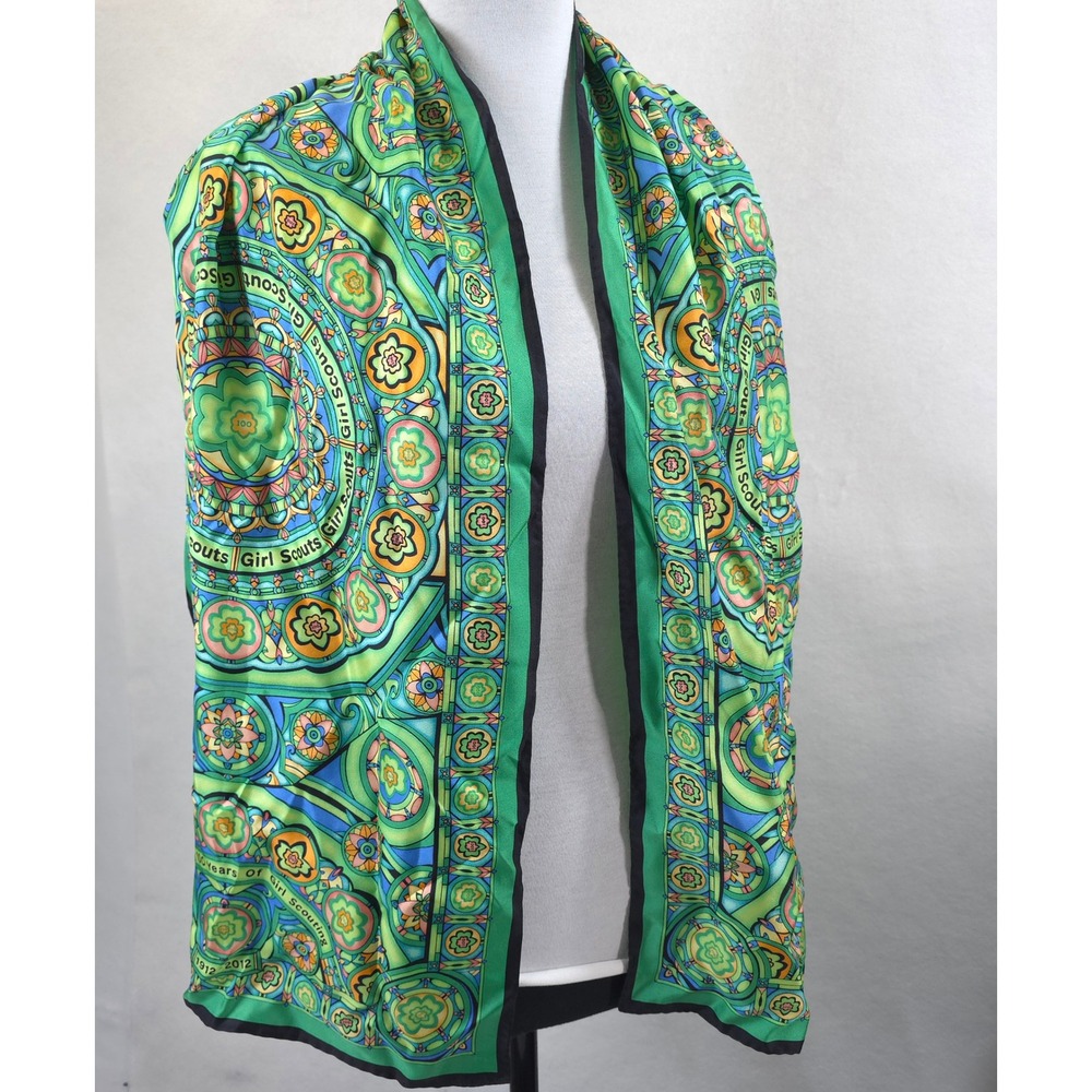 Marisol Deluna Girl Scouts 100th Anniversary Silk Scarf 1912-2012